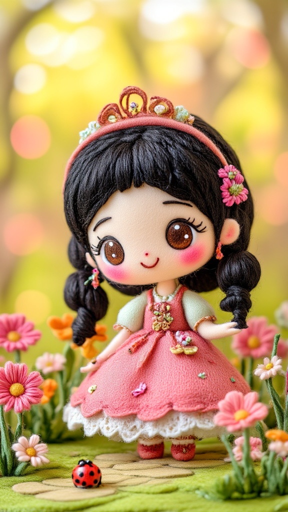 Sam and the Magical Ladybug - AI generated story illustration