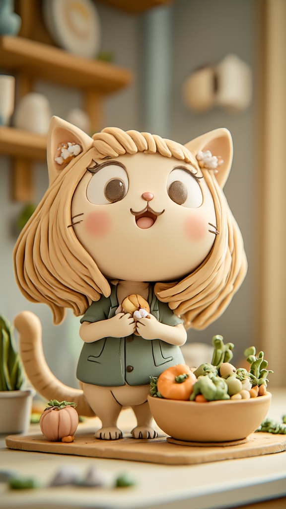 Amelia's Cooking Adventure - AI generated story illustration