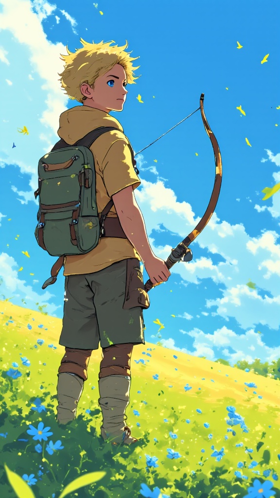 Morne the Olympic Archer - AI generated story illustration